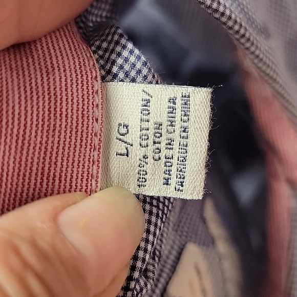 Tommy Bahama, Size L Blue Paisley Patterned Short Sleeve Button Down Shirt, EUC - Picture 11 of 11